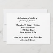 Invitation Célébration de l'invitation à vivre, Canyon Nuds (Dos)