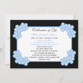 Invitation Célébration de l'invitation à vivre — Oubliez-moi  (Devant)