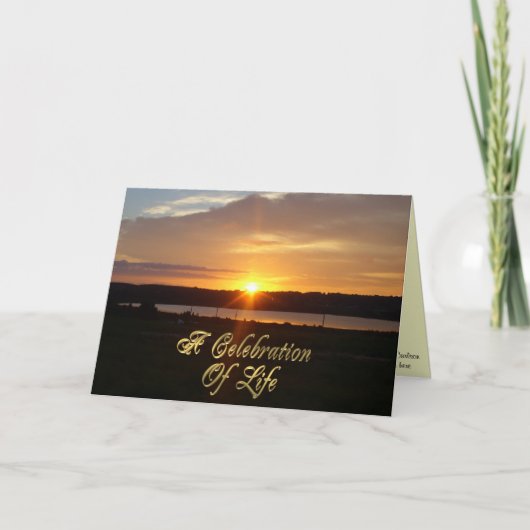 Invitation Célébration de l'invitation commémorative Sunrise (Devant)