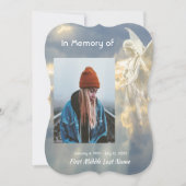 Invitation Célébration de l'Invitation de vie Angel Sky Cloud (Devant)