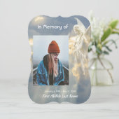 Invitation Célébration de l'Invitation de vie Angel Sky Cloud (Debout devant)