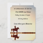 Invitation Célébration de l'Invitation de vie avec équitation (Devant)