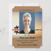 Invitation Célébration de l'Invitation de vie avec équitation (Dos)