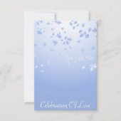 Invitation Célébration de Live Vip Silver Blue (Devant)