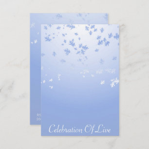 Invitation Célébration de Live Vip Silver Blue