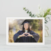 Invitation Célébration de l'obtention du diplôme d'études Méd (Debout devant)