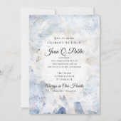 Invitation Célébration de l'oeillet bleu de la Carnation (Devant)