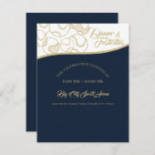 Invitation Célébration de l'or de baseball de softball (Devant / Derrière)