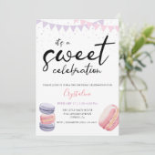Invitation Célébration de Macaron (Debout devant)