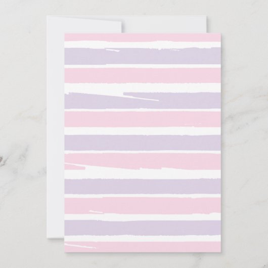 Invitation Célébration de Macaron (Dos)