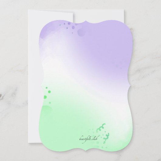 Invitation Célébration de mardi gras (Dos)