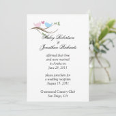 Invitation Célébration de mariage après la cérémonie pour les (Debout devant)