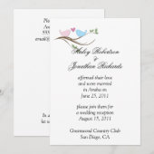 Invitation Célébration de mariage après la cérémonie pour les (Devant / Derrière)