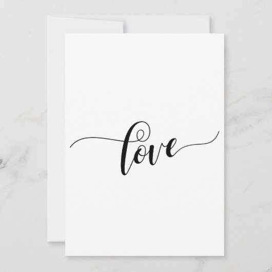 Invitation Célébration de mariage après le tournage de To Hav (Dos)