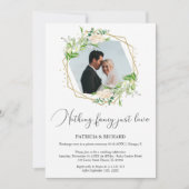 Invitation Célébration de mariage élégant et simple (Devant)