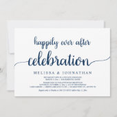 Invitation Célébration de mariage en fuite Heureux à jamais I (Devant)