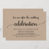 Invitation Célébration de mariage en fuite Heureux à tout jam (Devant / Derrière)