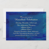 Invitation Célébration de Menorah & Dreidels Hanoukka (Dos)