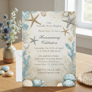 Invitation Célébration de pendaison de crémaillère dans une m