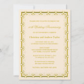 Invitation Célébration de photo d'anniversaire de mariage de  (Dos)