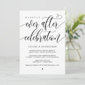 Invitation Célébration de pour toujours, Noir, Échange de vœu (Debout devant)