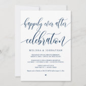 Invitation Célébration de Pour Toujours, Noir, Élitement (Devant)