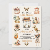 Invitation Célébration de premier anniversaire Spooky Sweet (Devant)