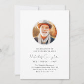 Invitation Célébration de sa merveilleuse vie Mémorial modern (Devant)