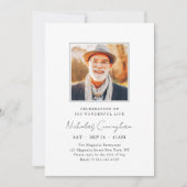 Invitation Célébration de sa merveilleuse vie Mémorial modern (Devant)