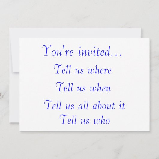 Invitation Célébration de solstice (Dos)