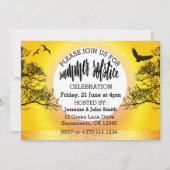 Invitation Célébration de solstice d'été (Devant)