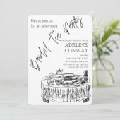 Invitation Célébration de thé de mariage (Debout devant)