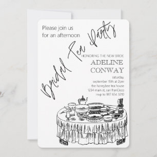 Invitation Célébration de thé de mariage