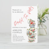 Invitation Célébration de thé de mariage (Debout devant)