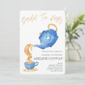 Invitation Célébration de thé de mariage (Debout devant)