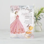 Invitation Célébration de thé de mariage (Debout devant)