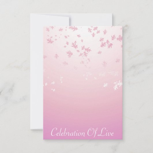 Invitation Célébration de Vip Vip Silver Pink (Devant)