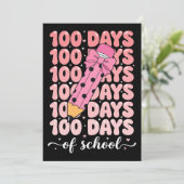 Invitation Célébration des 100 jours d'école (Debout devant)