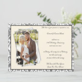 Invitation Célébration des 25 ans d'anniversaire de mariage (Debout devant)