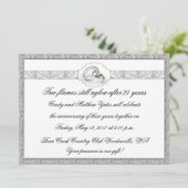 Invitation Célébration des 25 ans de mariage (Debout devant)