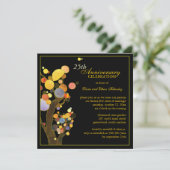 Invitation Célébration des 25 ans de mariage noces d'argent L (Debout devant)