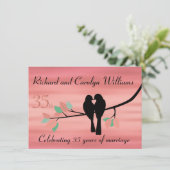 Invitation Célébration des 35 ans des tourtereaux (Debout devant)