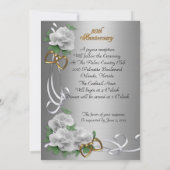 Invitation Célébration des 50 ans de mariage renouvellement d (Dos)