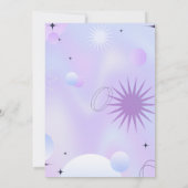 Invitation Célébration des 50 ans, Photo 50e anniversaire  (Dos)