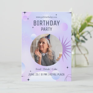 Invitation Célébration des 50 ans, Photo 50e anniversaire 