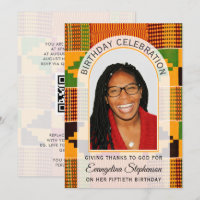 Célébration des 50 ans - Photo de Kente africain