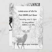 Invitation Célébration des arbres de la forêt du sentier de l (Devant / Derrière)