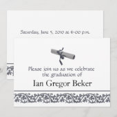 Invitation Célébration des diplômes (Devant / Derrière)