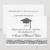 Invitation Célébration des diplômes (Devant / Derrière)