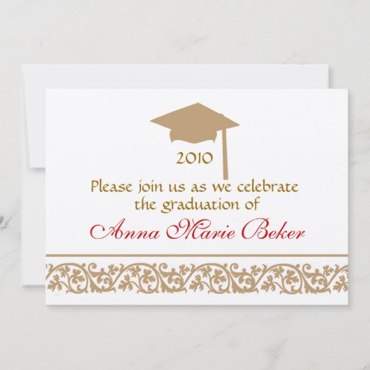 Invitation Célébration des diplômes (Devant)